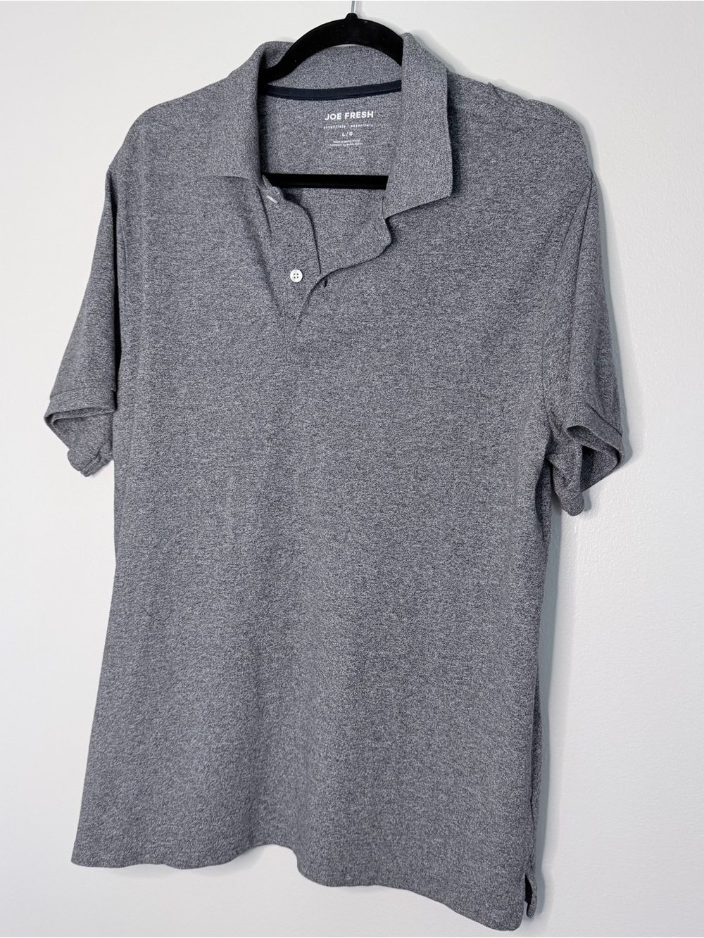 Joe Fresh Men’s Grey Heather Polo Shirt